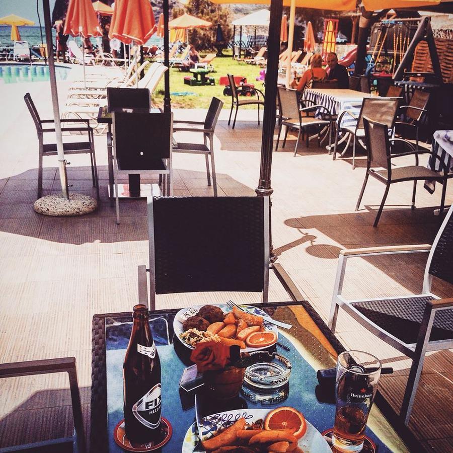 Coral Beach Hotel เอเจีย มารีนา เนีย ไกโดนเนียส ภายนอก รูปภาพ